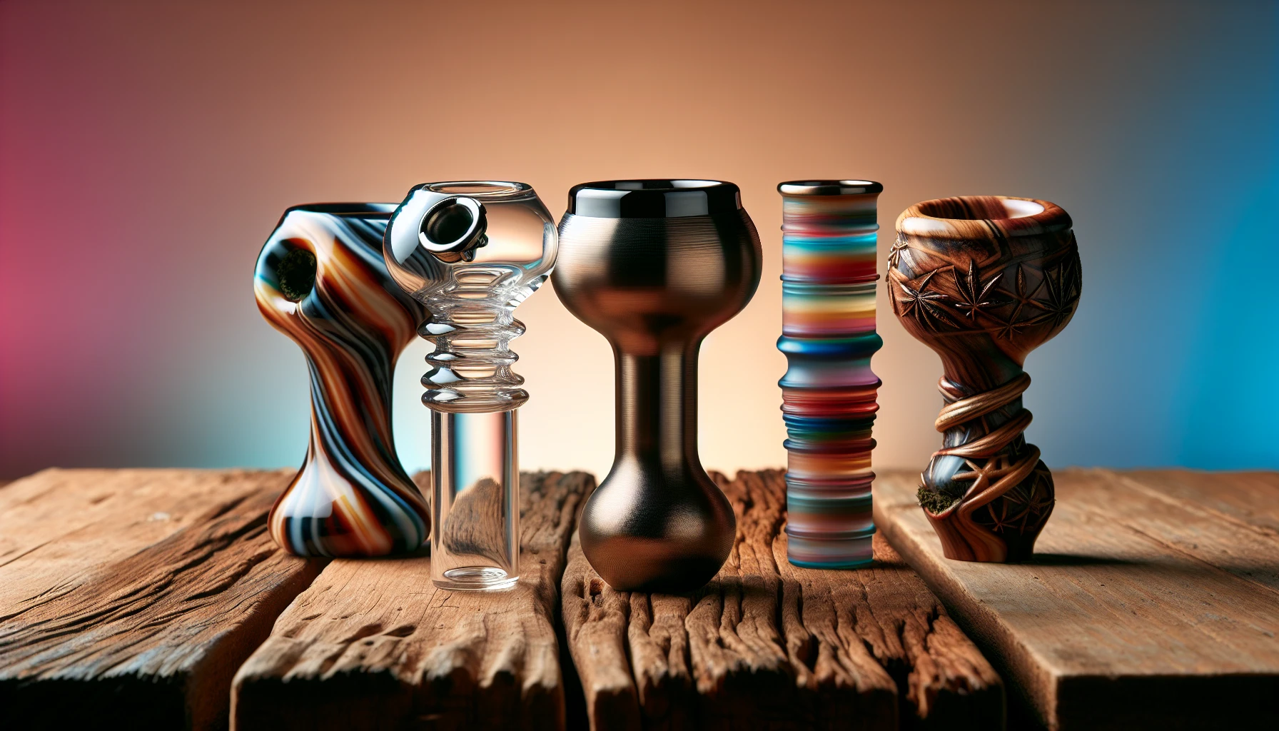 Comparison of glass, metal, silicone, and wood weed bowls