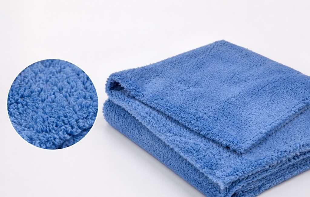 Plush microfiber cloth