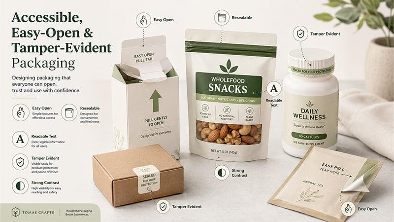 Smart packaging design with QR codes, digital connection and interactive product information