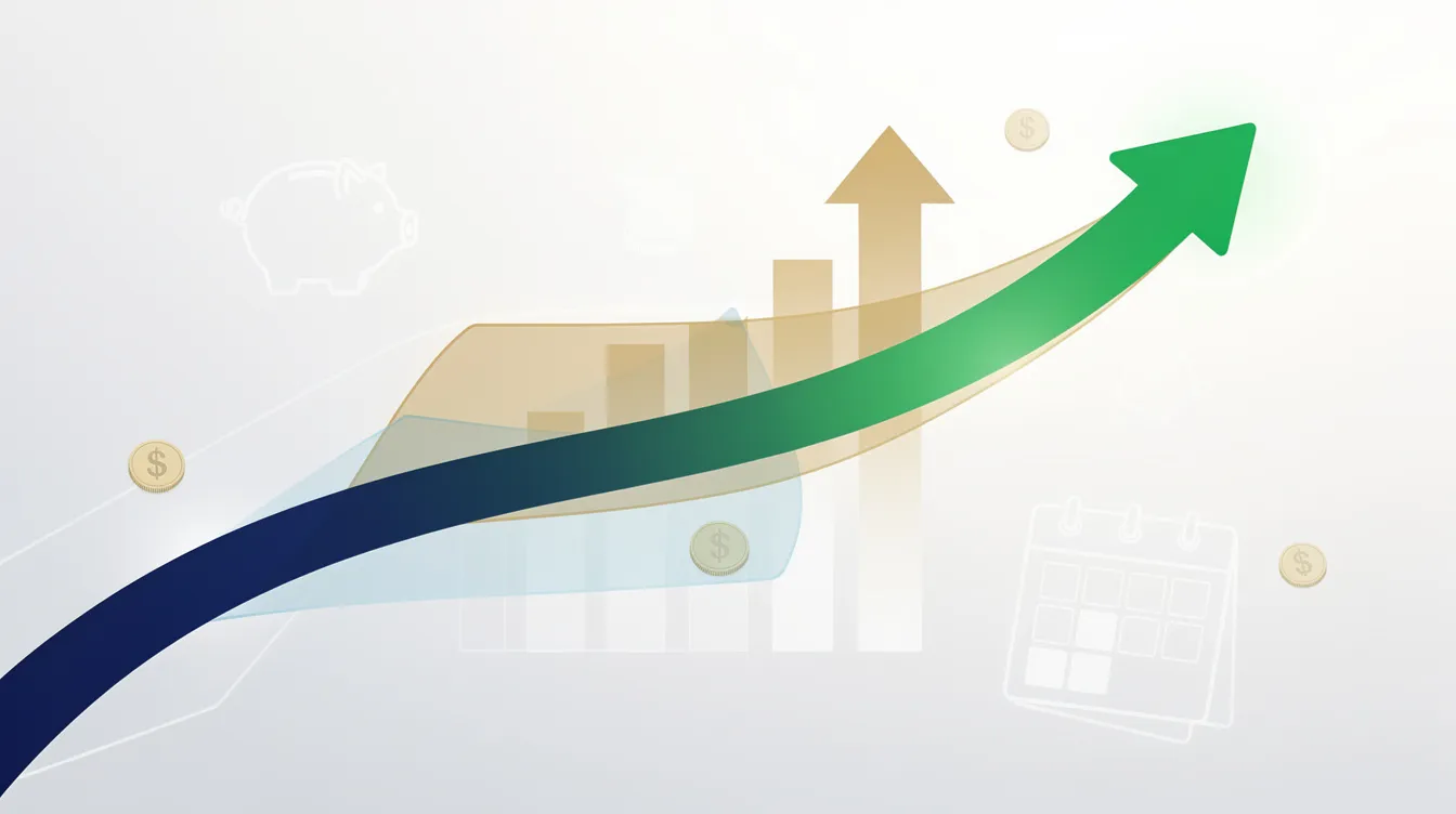 The abstract image illustrates a growth trajectory intertwined with financial planning concepts, symbolizing the potential of life insurance policies, such as whole life and universal life insurance, to build wealth and provide financial security. It emphasizes the importance of cash value accumulation and the role of life insurance proceeds in estate planning and wealth transfer for future generations.