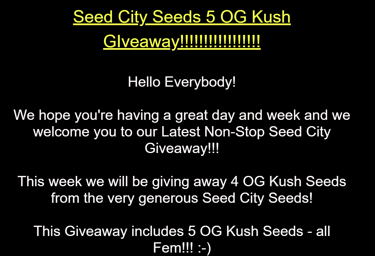 Get Seeds From Free Seed Giveaways Online