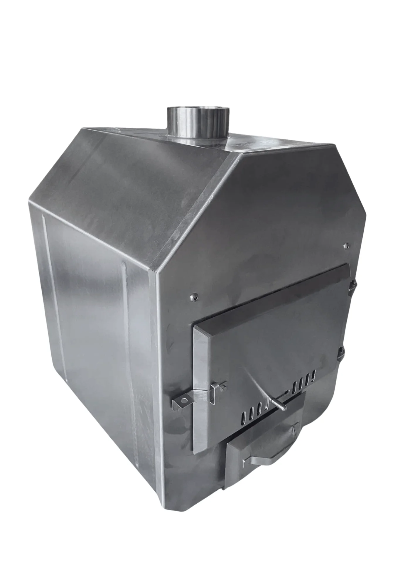 Przykładowy piec do balii ogrodowej ze stali nierdzewnej z oferty Balia Technic.