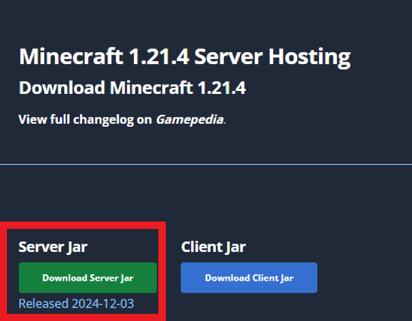 Download server.jar