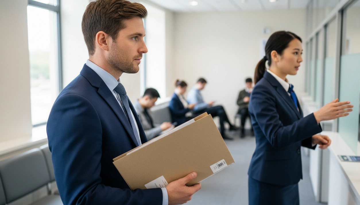 Analyzing changes in flight for visa reservations