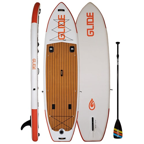 Voted best inflatable fishing paddle boards.