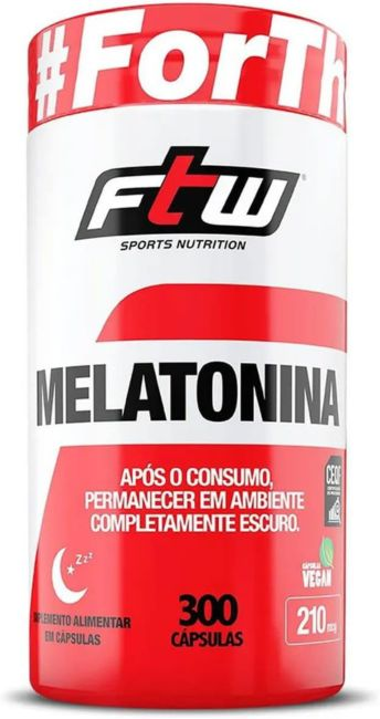 Melatonina em cápsula da FTW. Fonte da imagem: Amazon