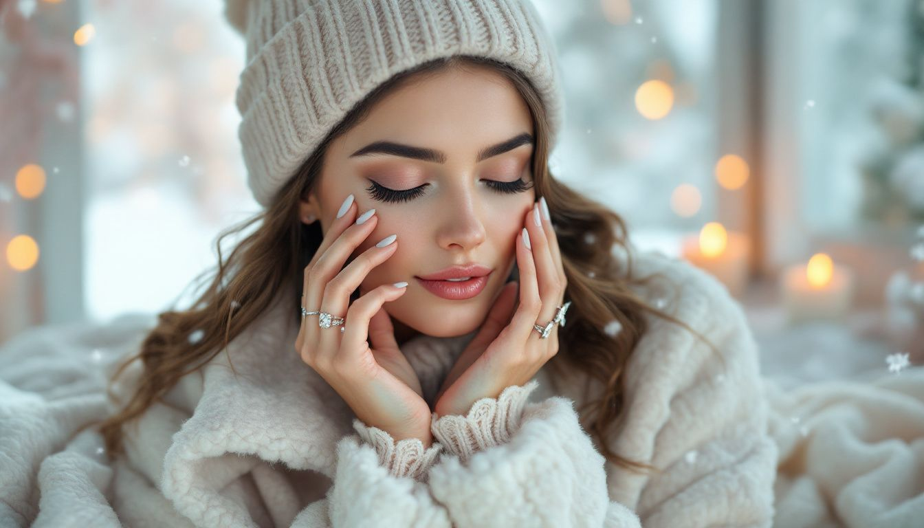 Winter: Pflege bei kalten Temperaturen und trockener Luft für gesunde Wimpern.