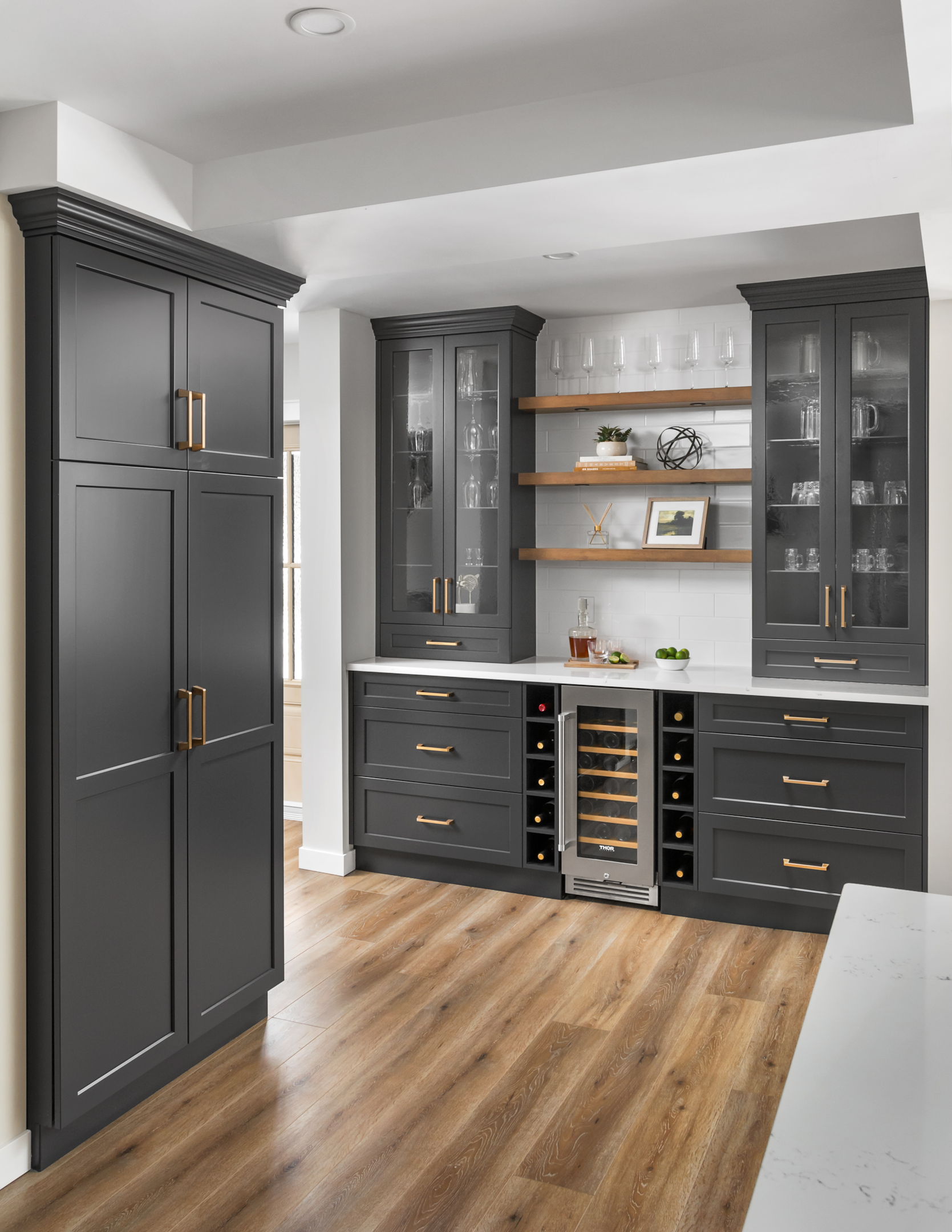 off black dark grey kitchen cabinets