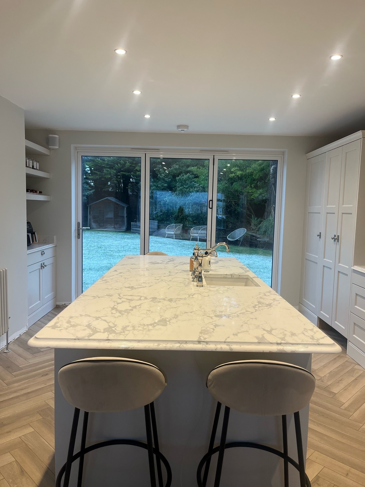 refreshed kitchen island