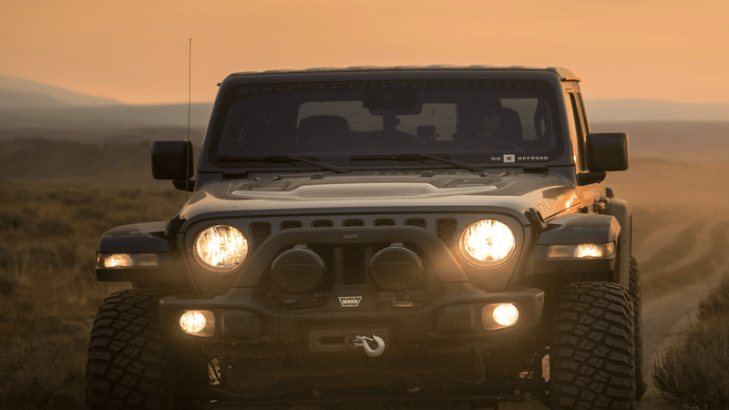 off-roading vehicles have D-series LEDs for better visbility under tough condition