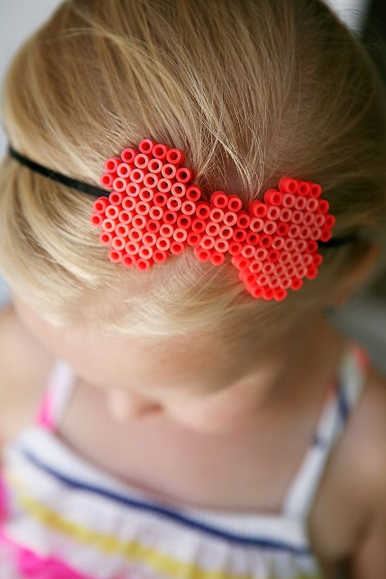 cute girls headband with perler bead pattern