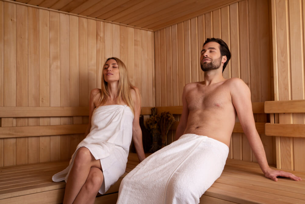Relaks w saunie domowej
