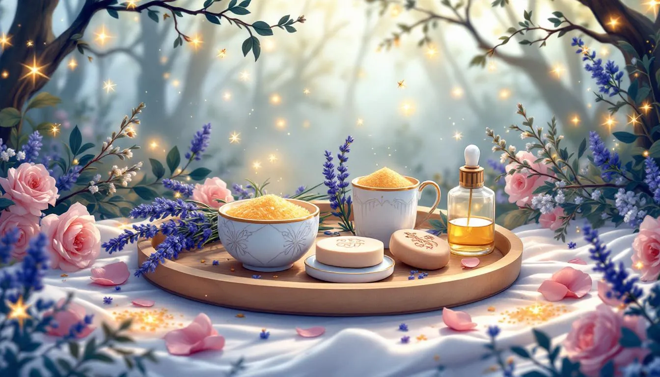 Best beauty and self-care gifts, featuring luxurious bath sets and spa day packages.