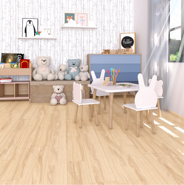 Children's room floor Luxflor Laminate