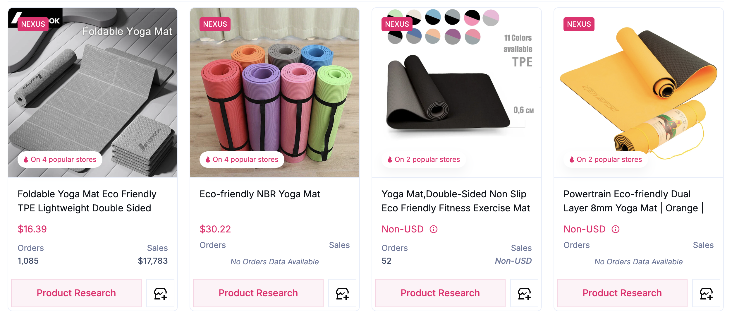 dropship fitness products - yoga mat