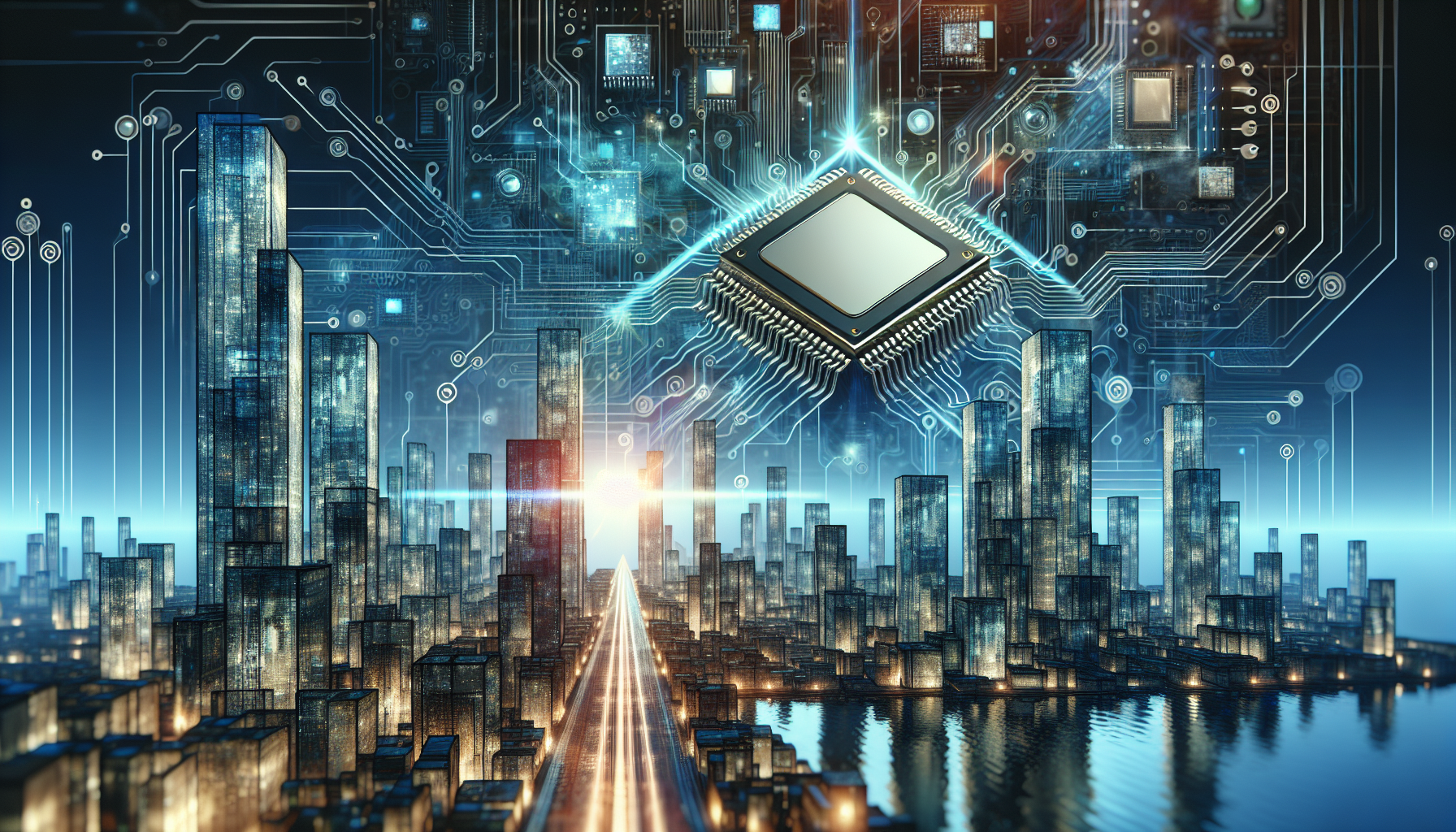 Illustration of Shenzhen Informic Electronics, a leading provider of 32-bit MCUs