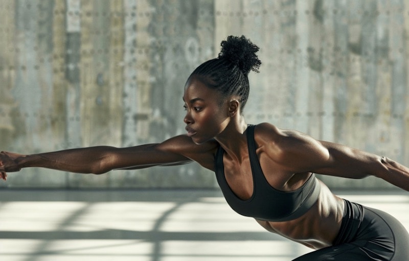 woman wearing Non Toxic Workout Clothes