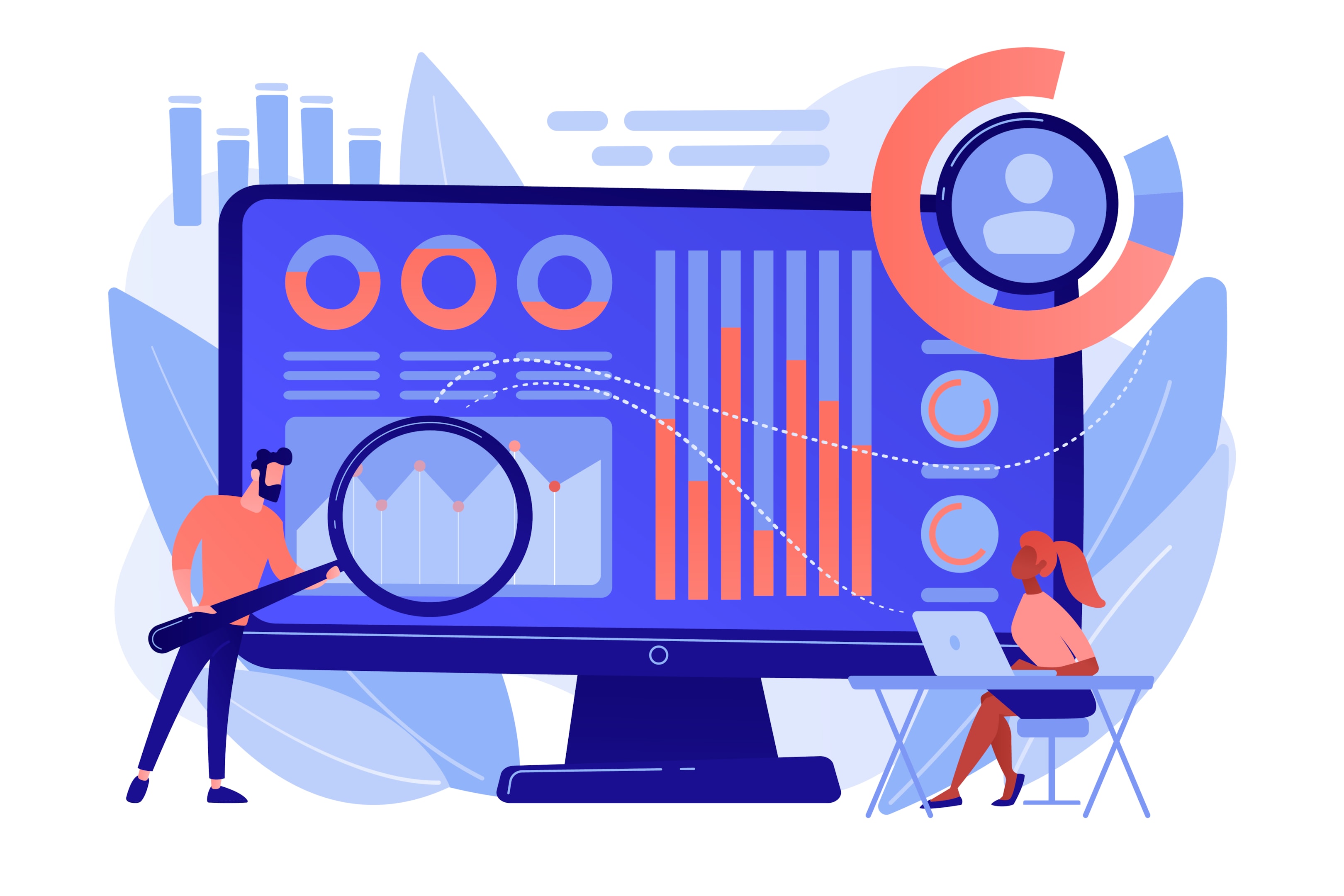 Fintech PR: Driving Growth and Building Strong Brands The image represents an abstract concept of evaluation PR effectiveness process
