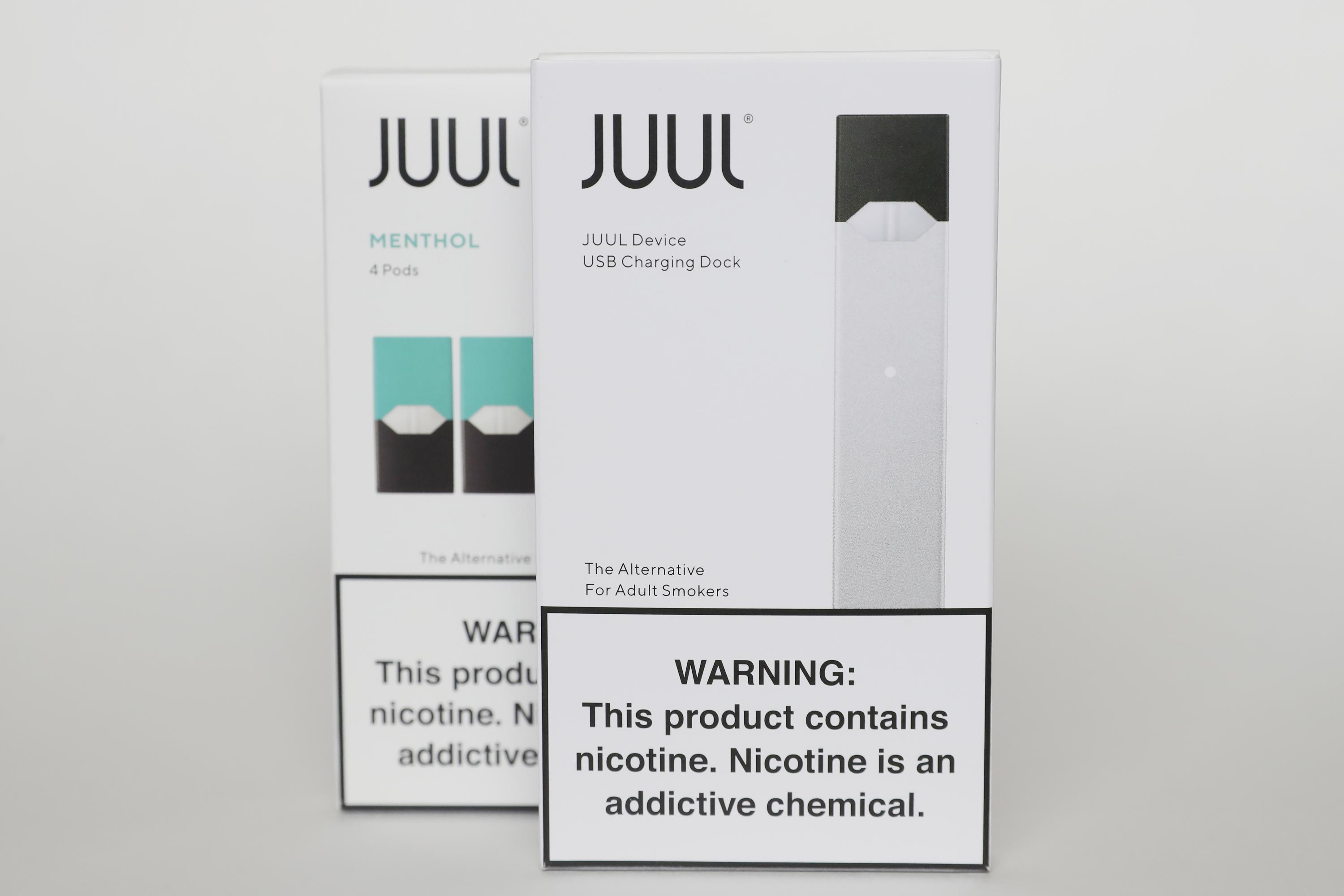Source: Nicotine warning on JUUL e-cigarettes