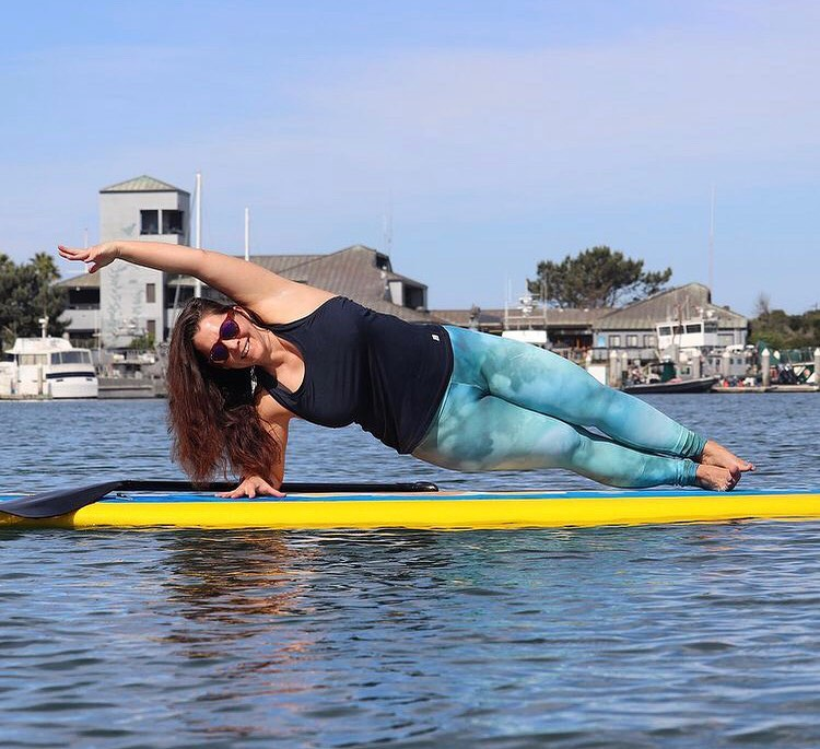 stand up paddle board yoga