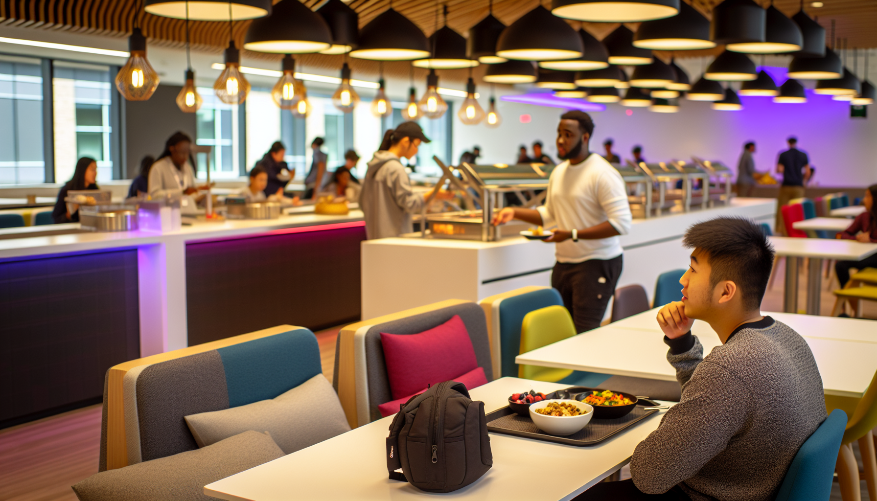 Photo of innovative higher education dining spaces transformation