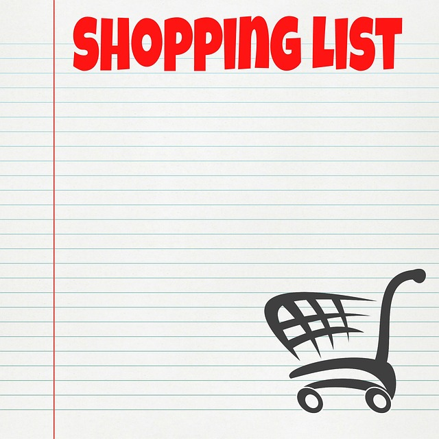  list, shopping list