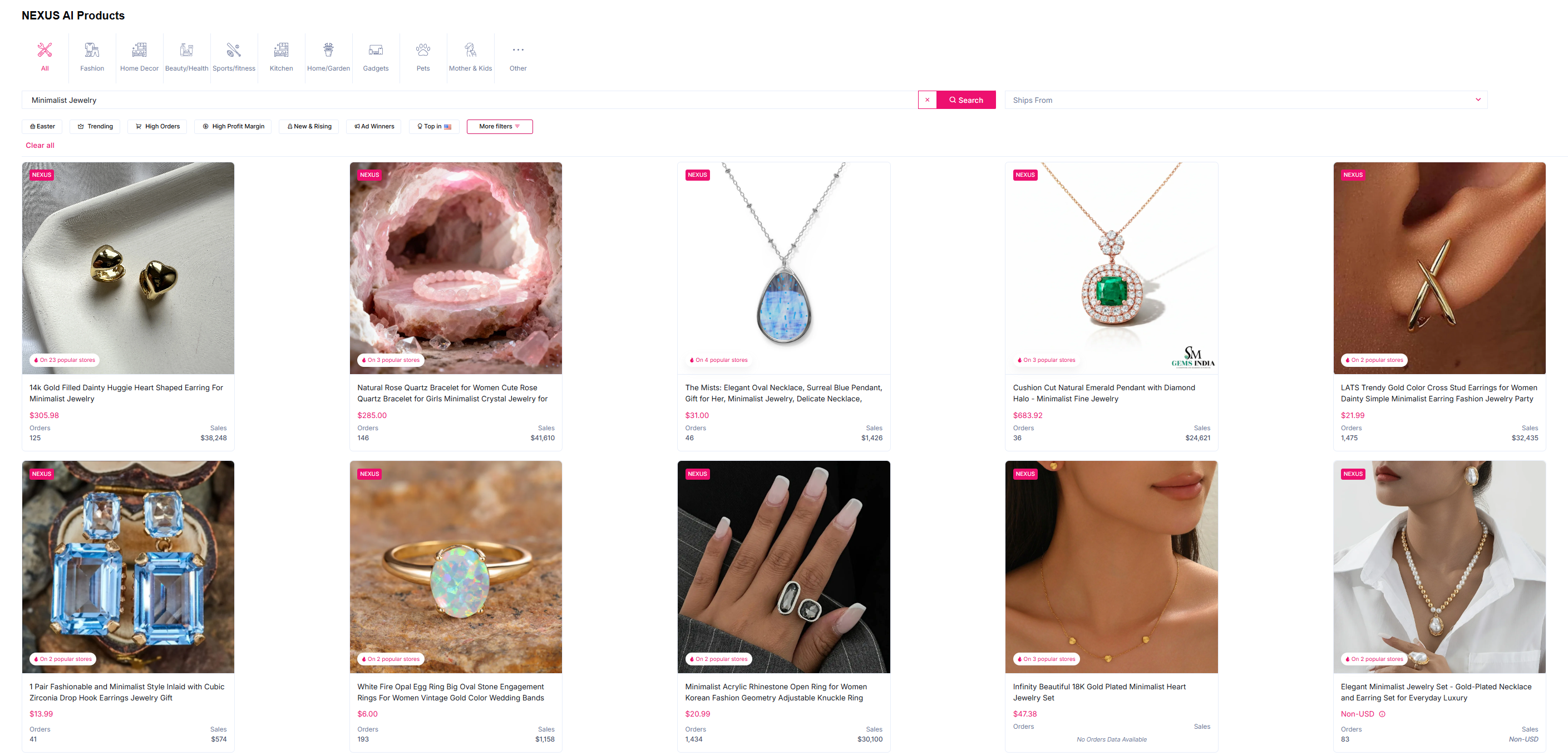 making sales with minimalist jewlery on facebook marketplace