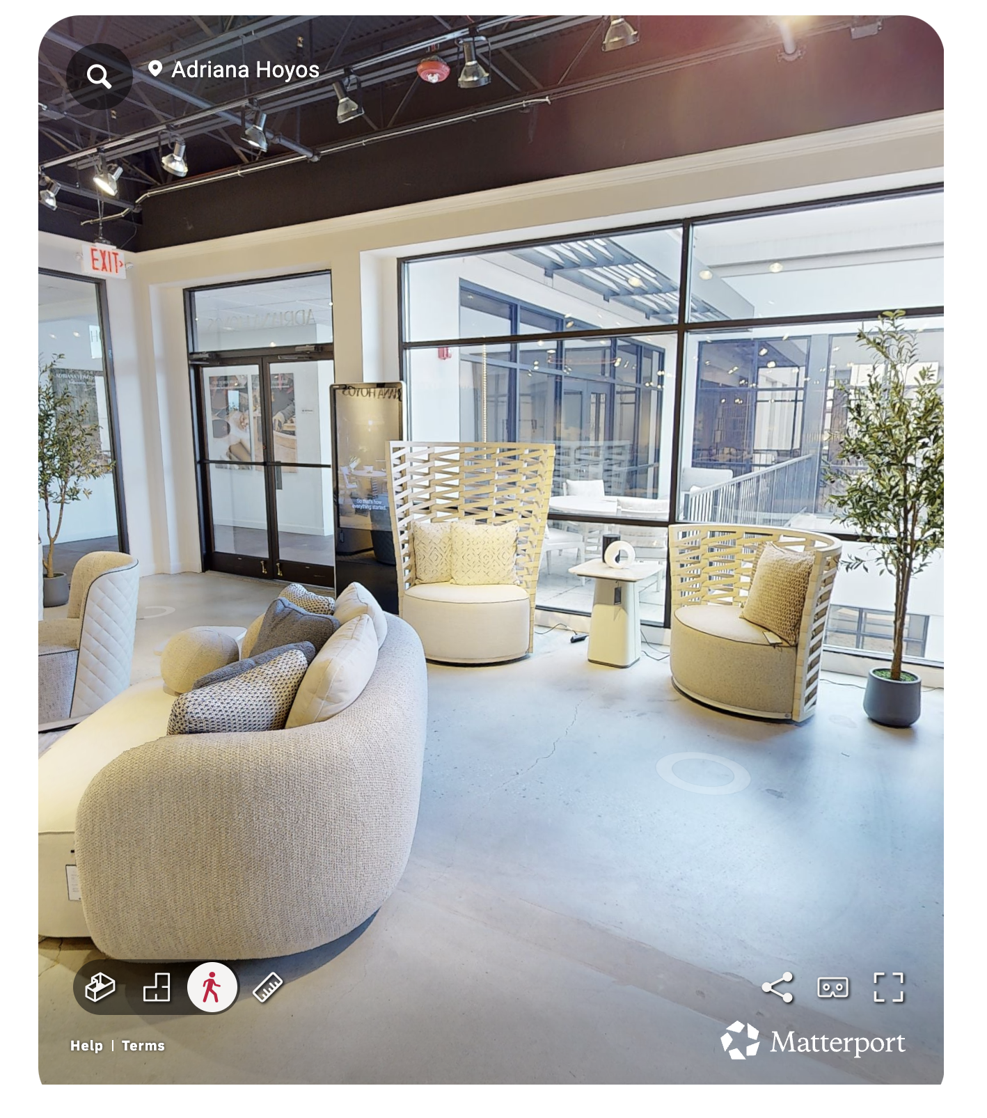 the Adriana Hoyos showroom at High Point Market