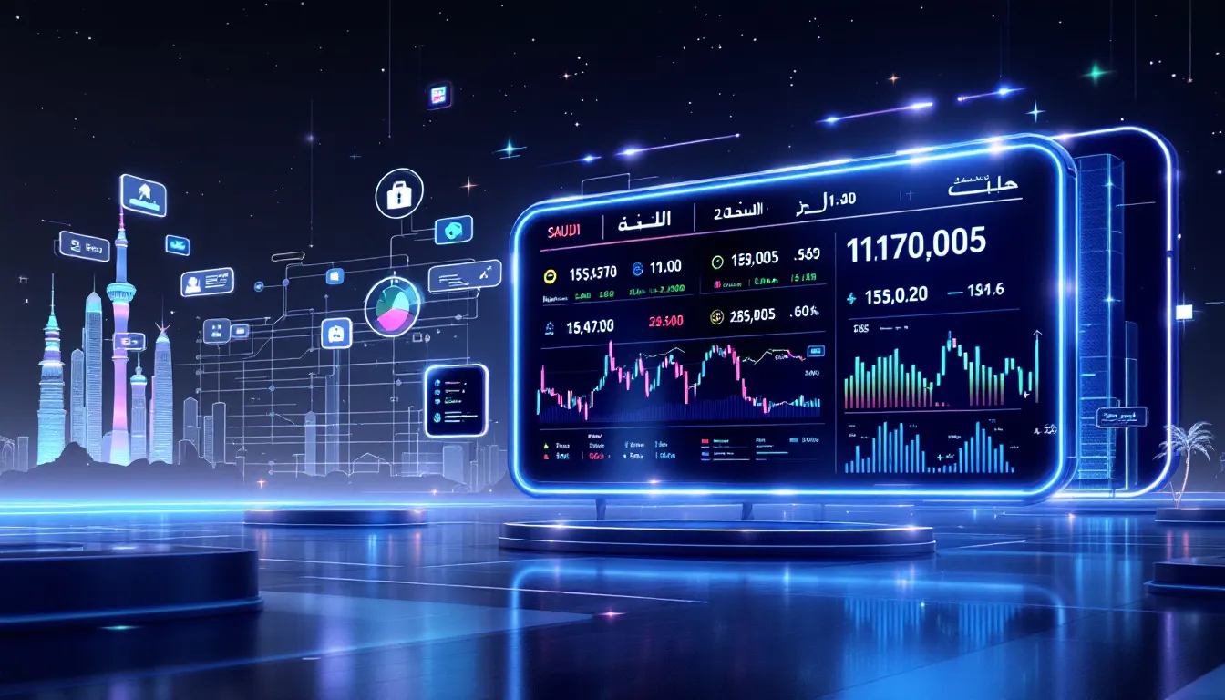 An overview of futures trading in Saudi Arabia, showcasing the bustling trading environment.