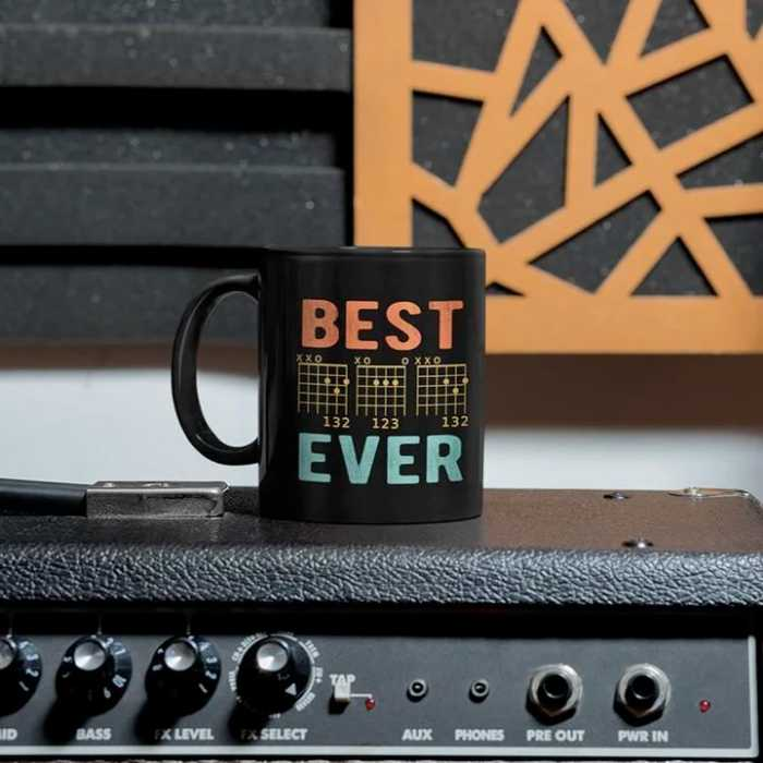 best DAD ever guitar mug