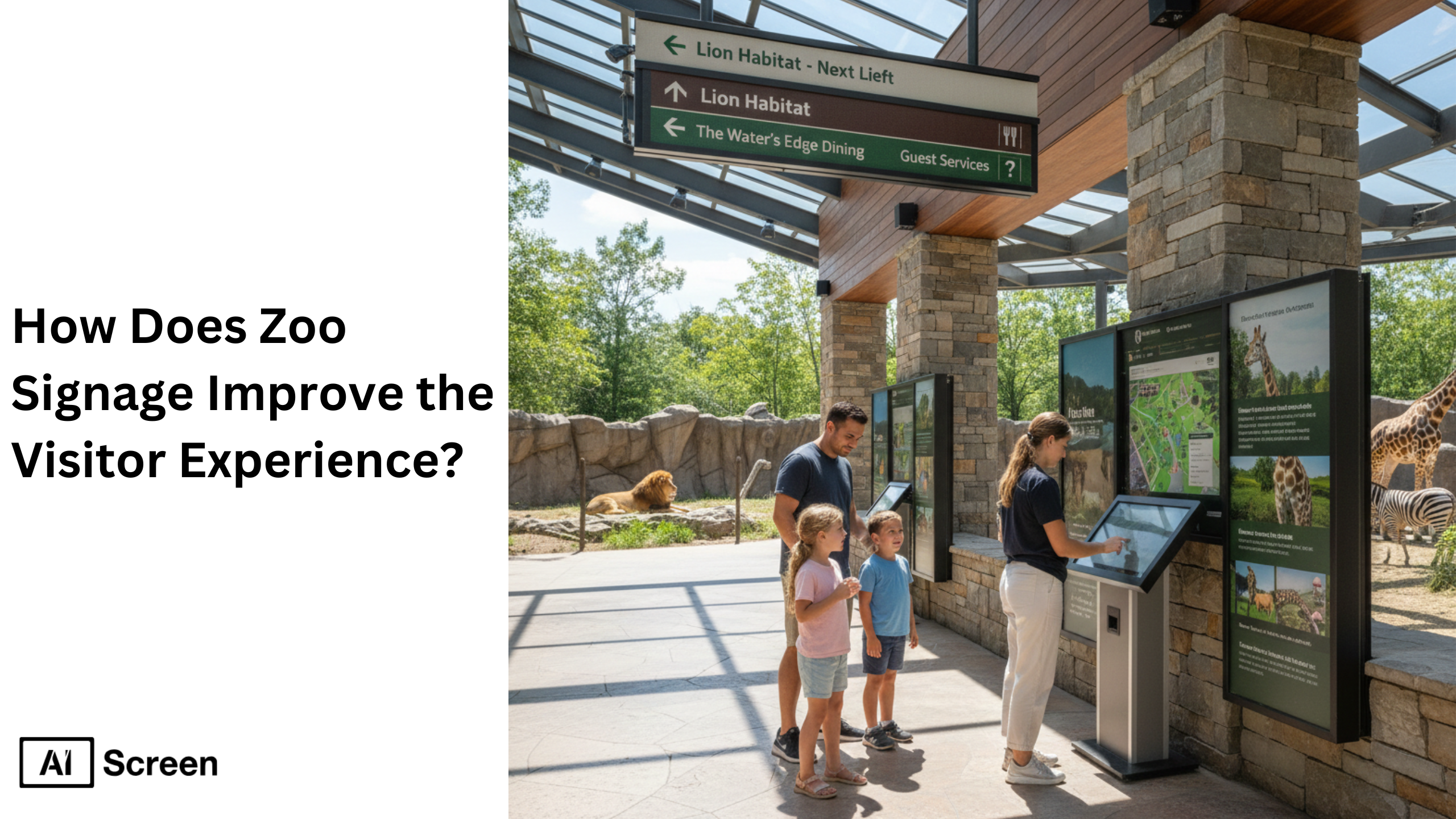How Does Zoo Signage Improve the Visitor Experience? 1 zoo informational signage for visitors