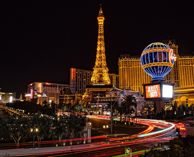 las vegas, eiffel tower, buildings