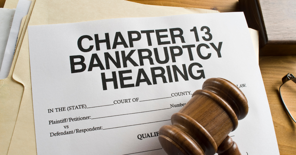 Visual representation of the concept of emergency bankruptcy filing chapter 13