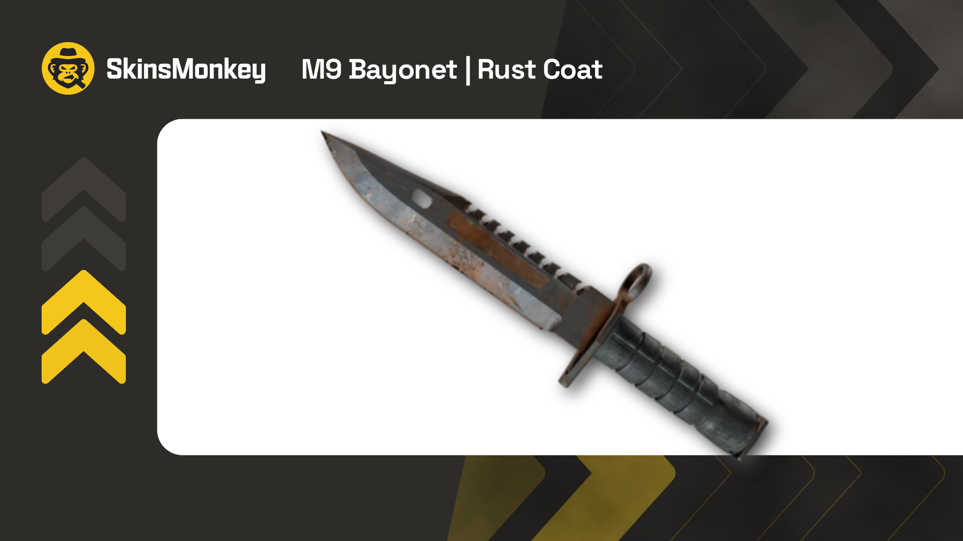 m9 bayonet rust coat