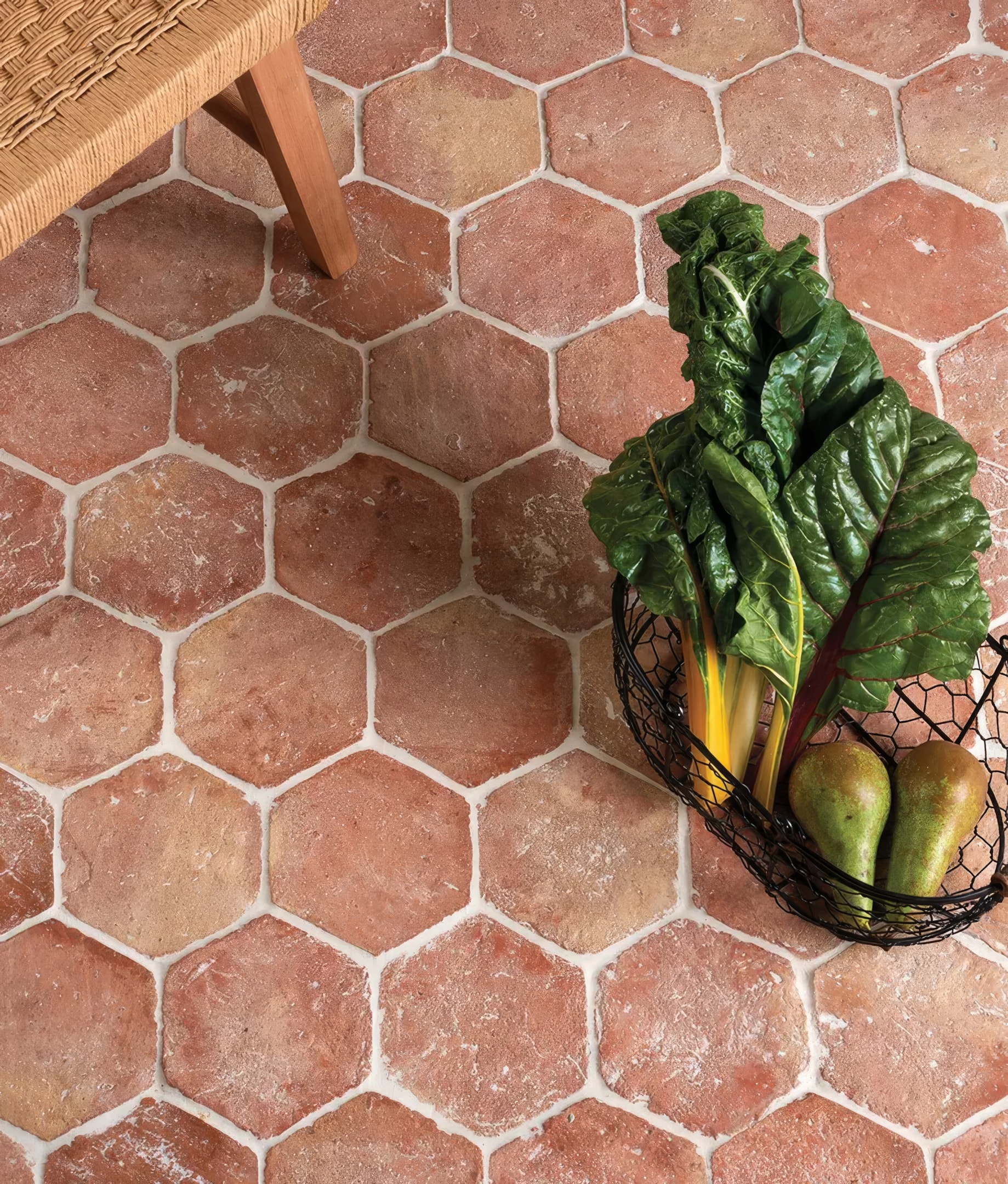 Marlborough Terracotta Hexagon