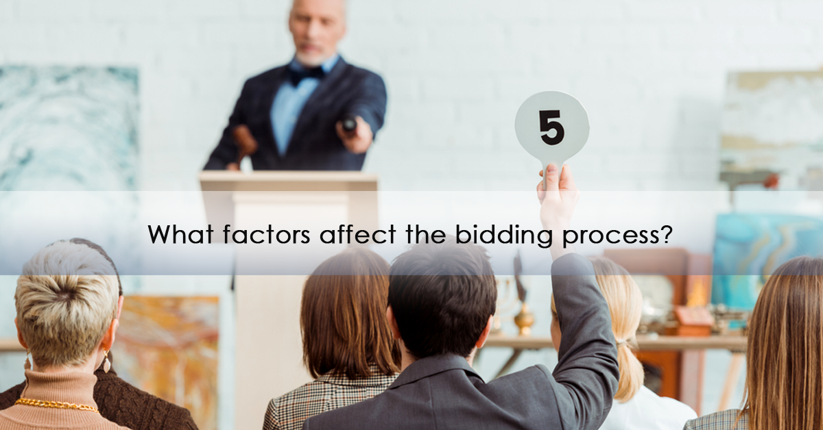 What can affect the bidding process of couriers?