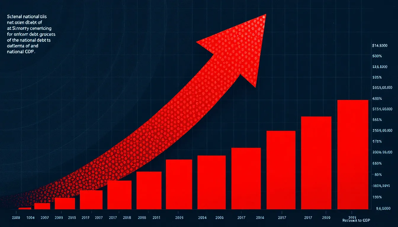 A graphic representation of how national debt impacts individuals.