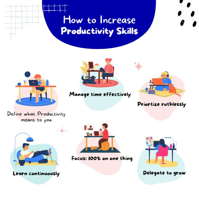 How to increase productivity skills