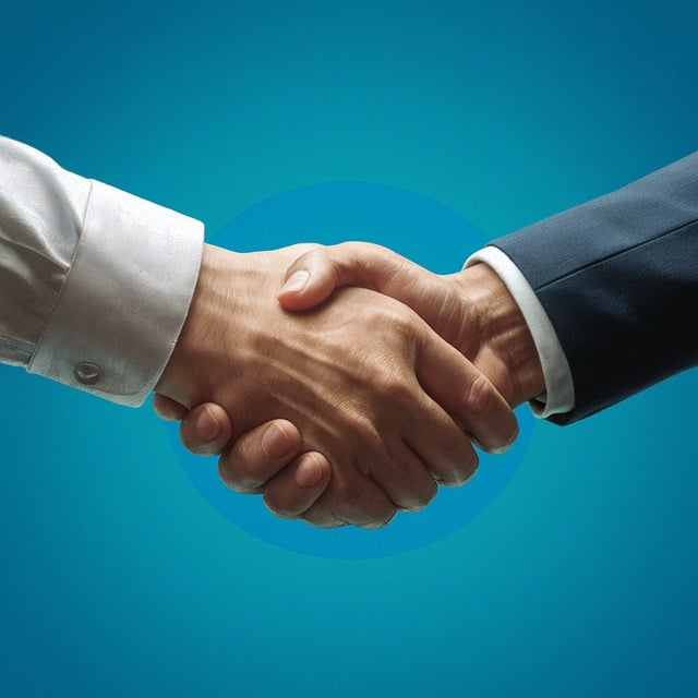 A handshake for fair property division