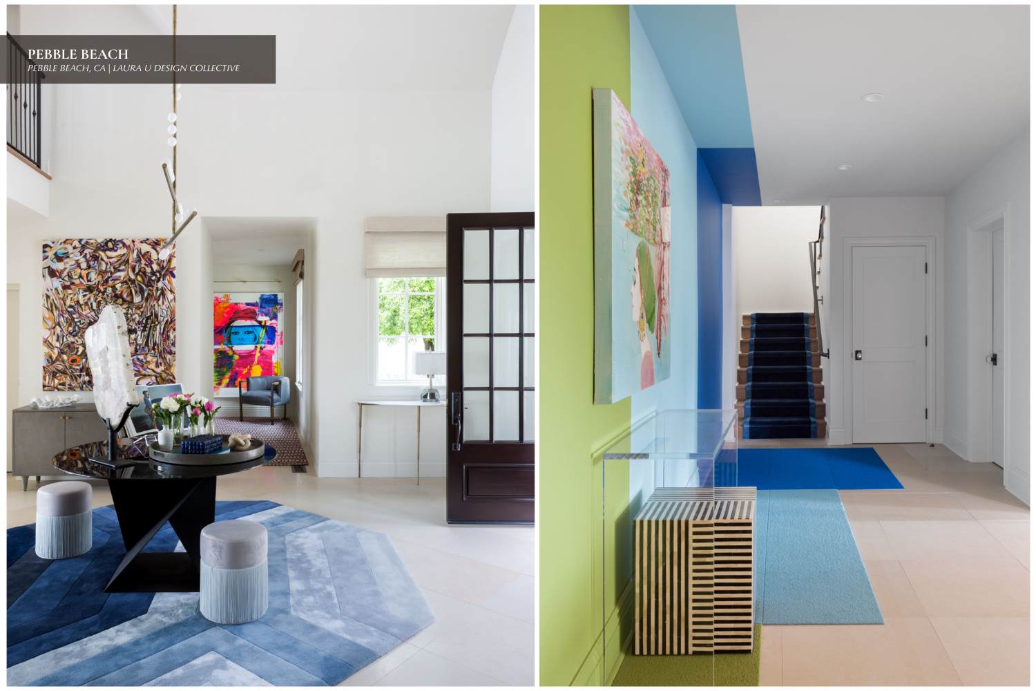 creative decor at its best in Ludc project pebble beach, which is such a delight