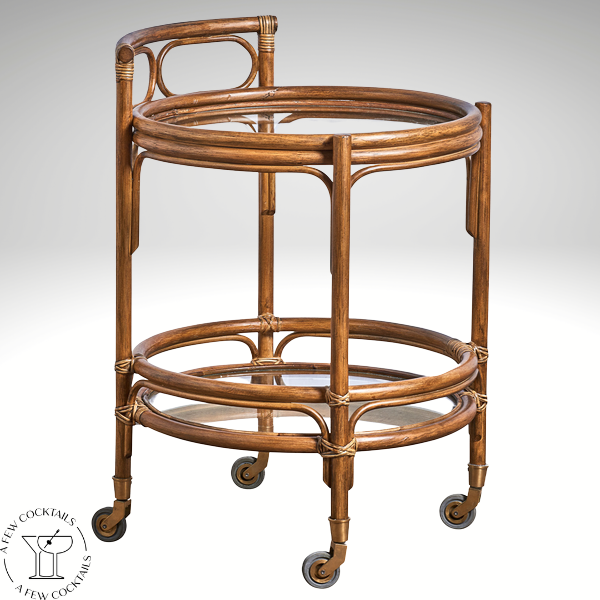 Rattan Bar Cart