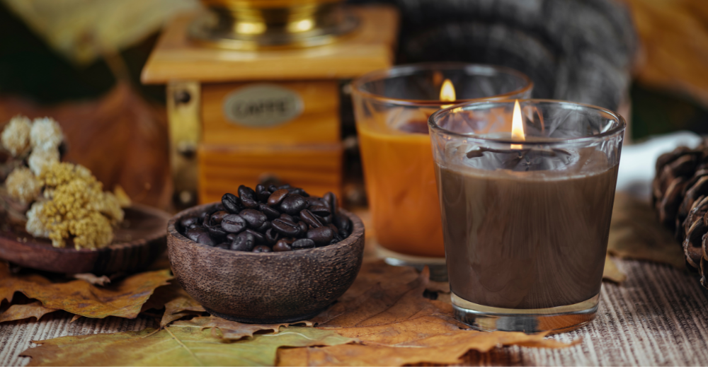 coffee scented candle