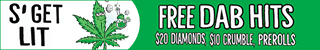 Figure 1: Advertisement promoting marijuana