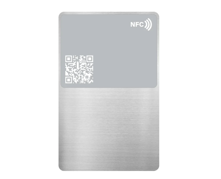 Metal Titanium NFC Smart Business Card