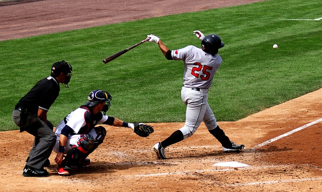 a clean up hitter driving the ball