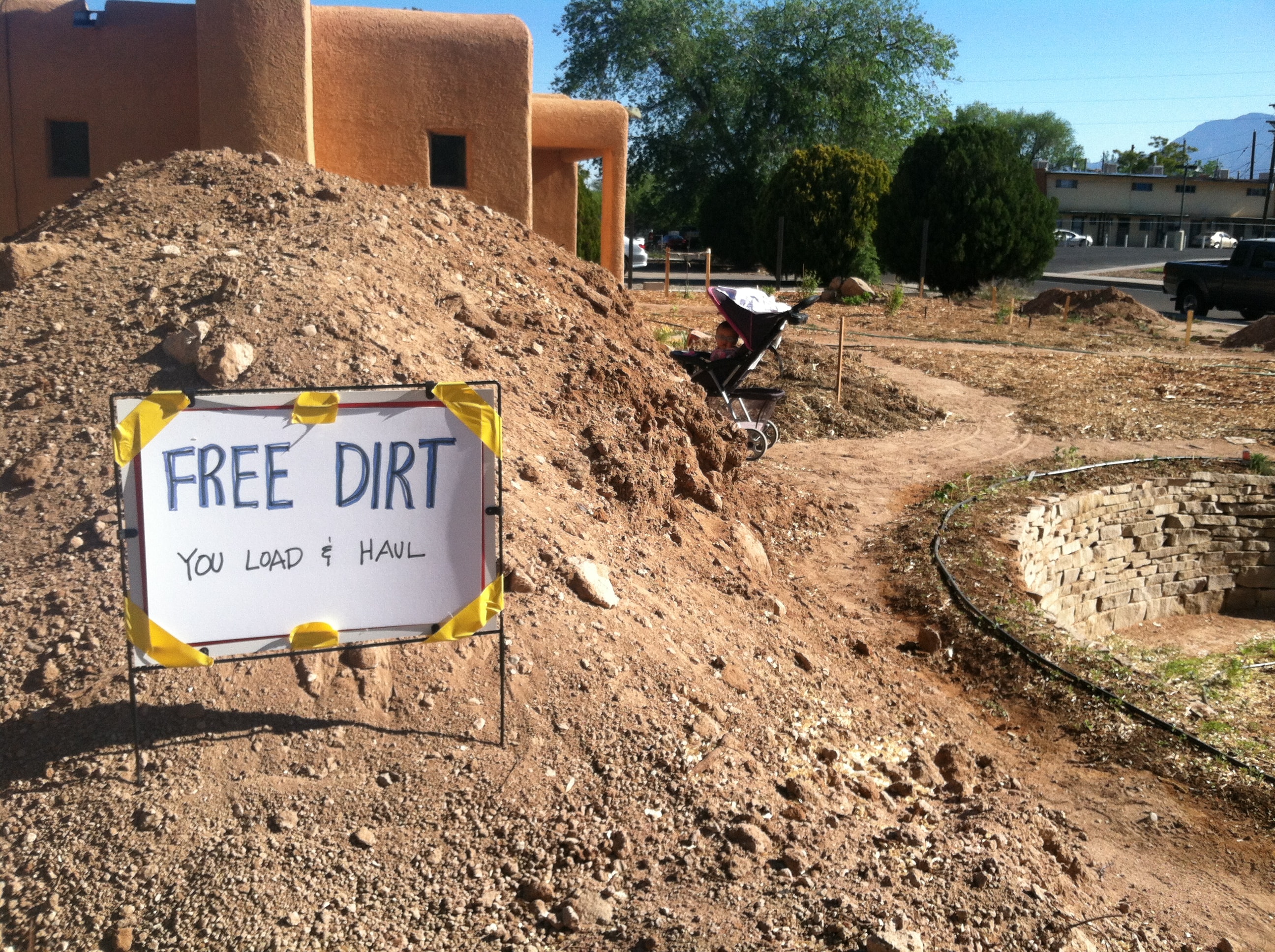 giving away our extra soil giving away our extra soil