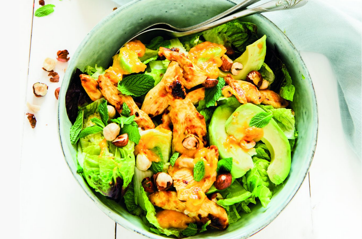 Fruchtig frischer Salat mit Mango