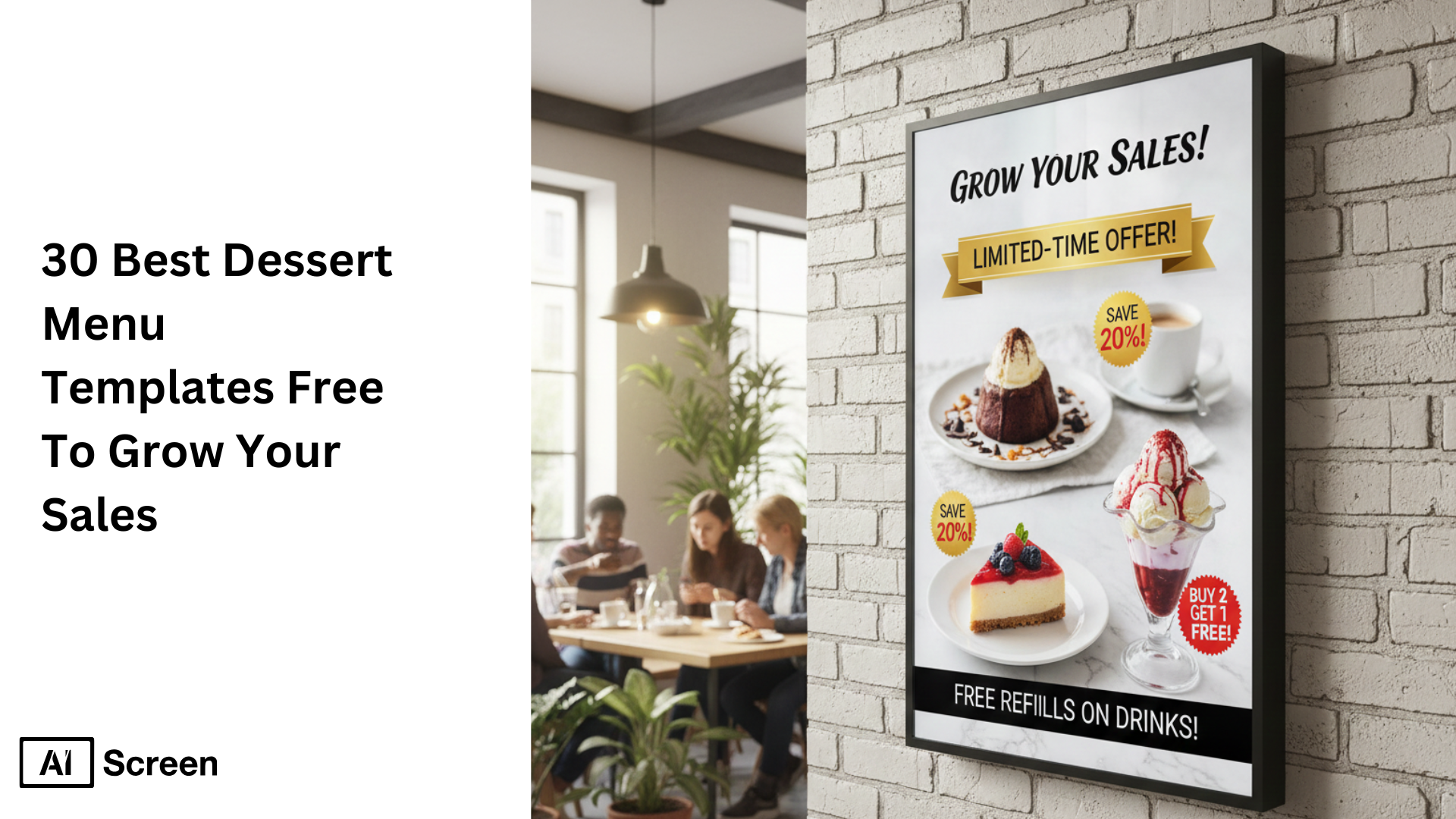 30 Best Dessert Menu Templates Free To Grow Your Sales 1 digital dessert menu board setup guide