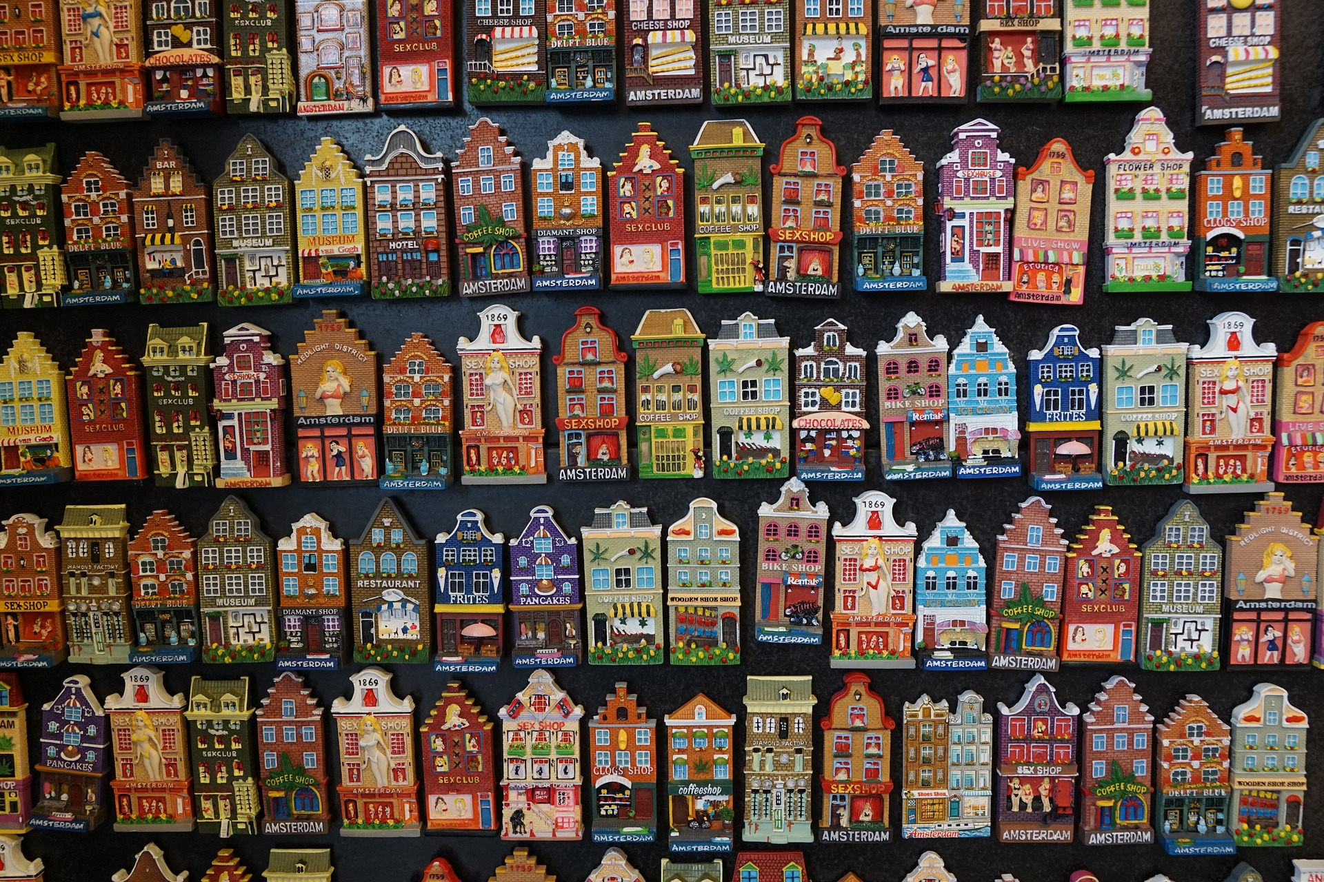 Quirky home magnets from Amsterdam. 