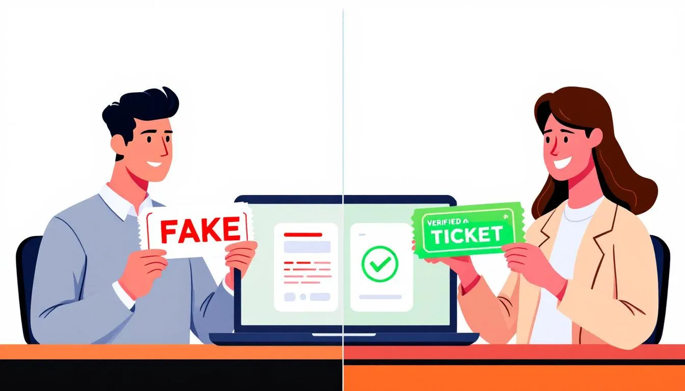 Genuine vs fake dummy ticket PDF comparison for visa safety